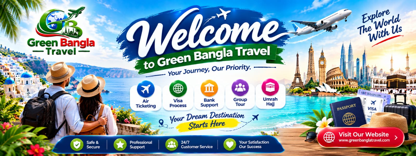 Welcome to Green Bangla Travel